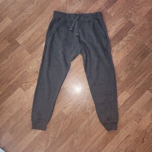 Lane Seven Gray Sweatpants Joggers Embroidered Tiger Logo Athletic Pants L E48